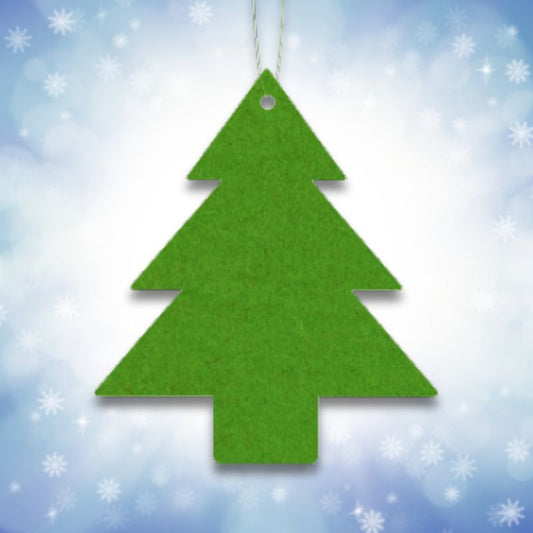 Filzanhänger Tanne Grün