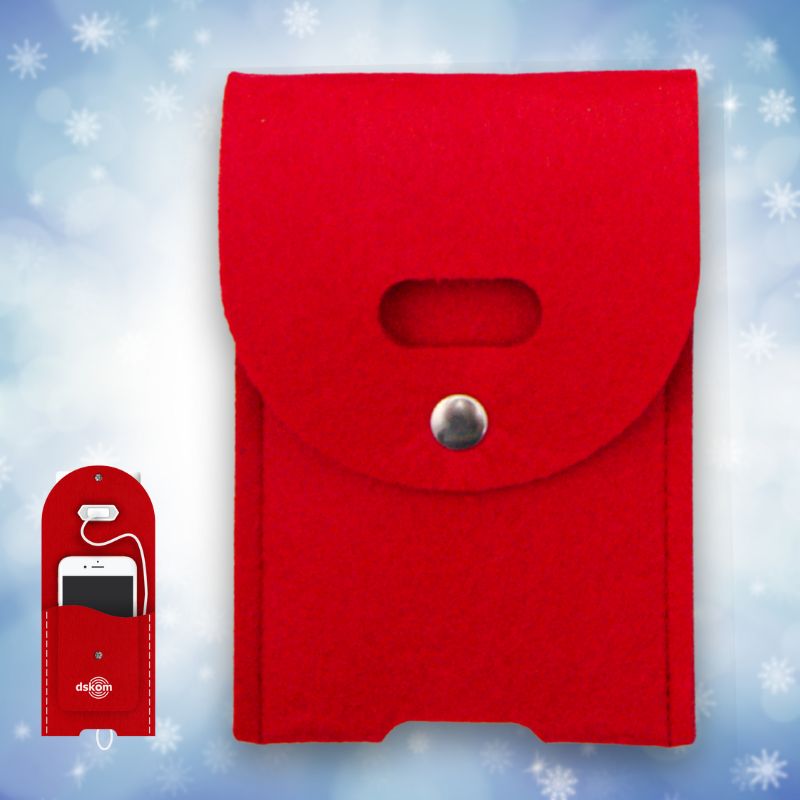 Handy-Ladetasche aus Filz "ToGo"