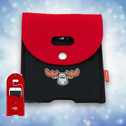 Smartphone-Ladetasche aus Filz - Mobile Ladestation für große Smartphones