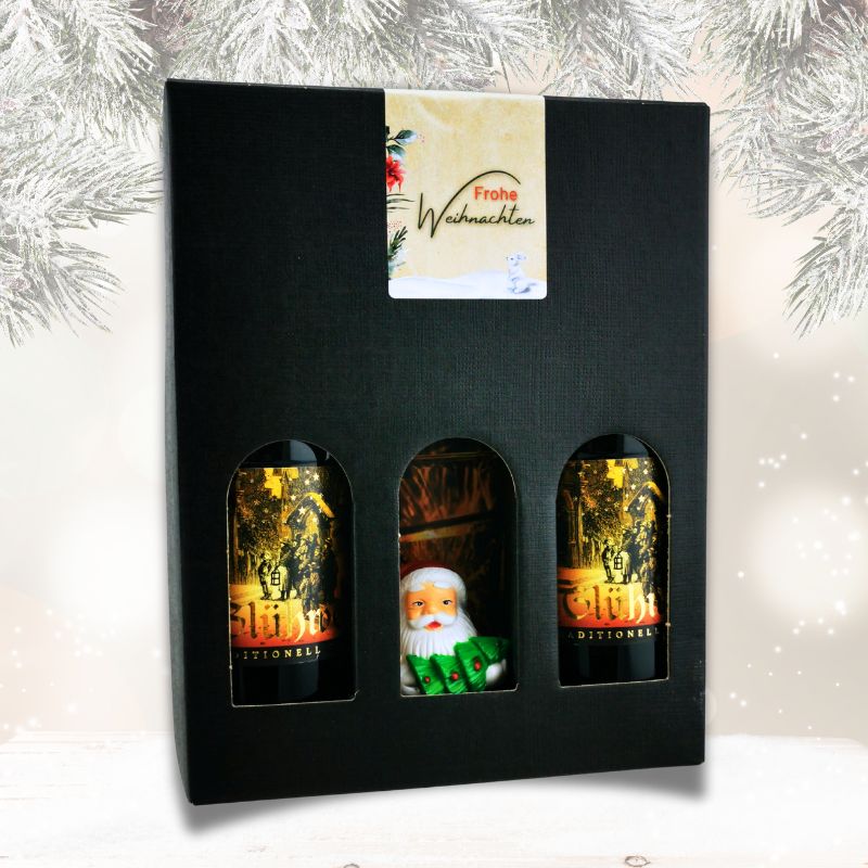 Double-In Weihnachts-Set mit Glühwein und Wunderkerzen