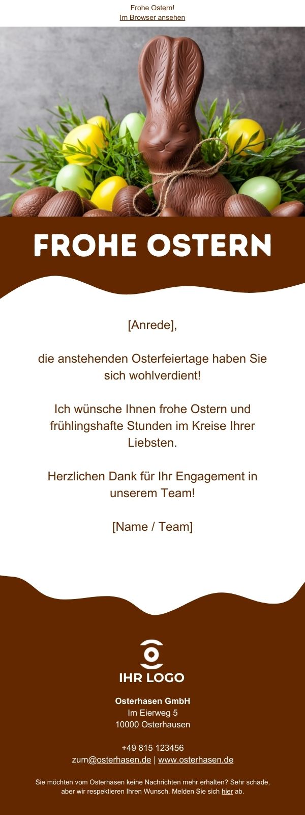 OSTERN04 | Schokohasen Ostereier