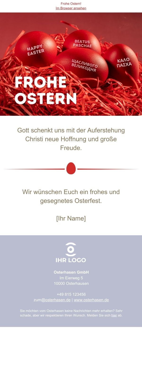OSTERN05 | Rote Eier mit Sprachen
