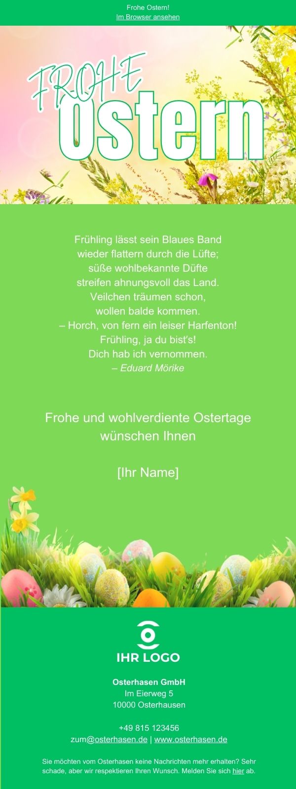 OSTERN14 | Wiesenblumen Ostereier