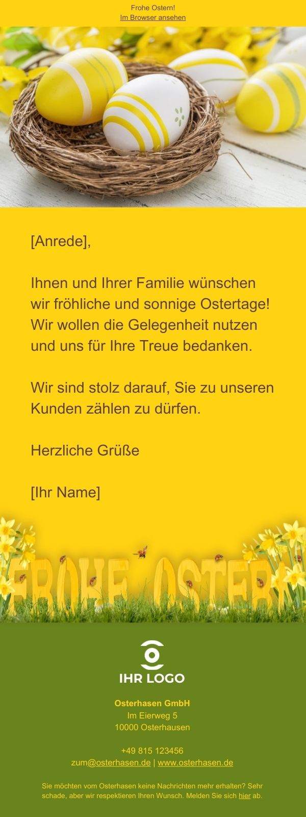 OSTERN17 | Osternest grün