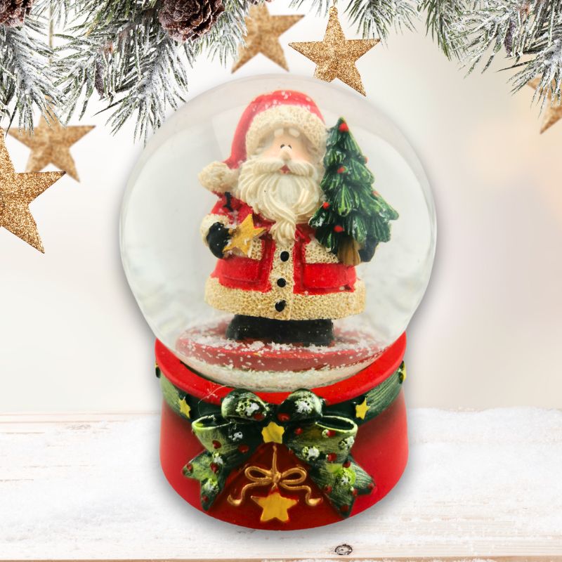 SK3100 | 3er-Set Schneekugeln Weihnachtsmann - Werbeartikel zu Weihnachten