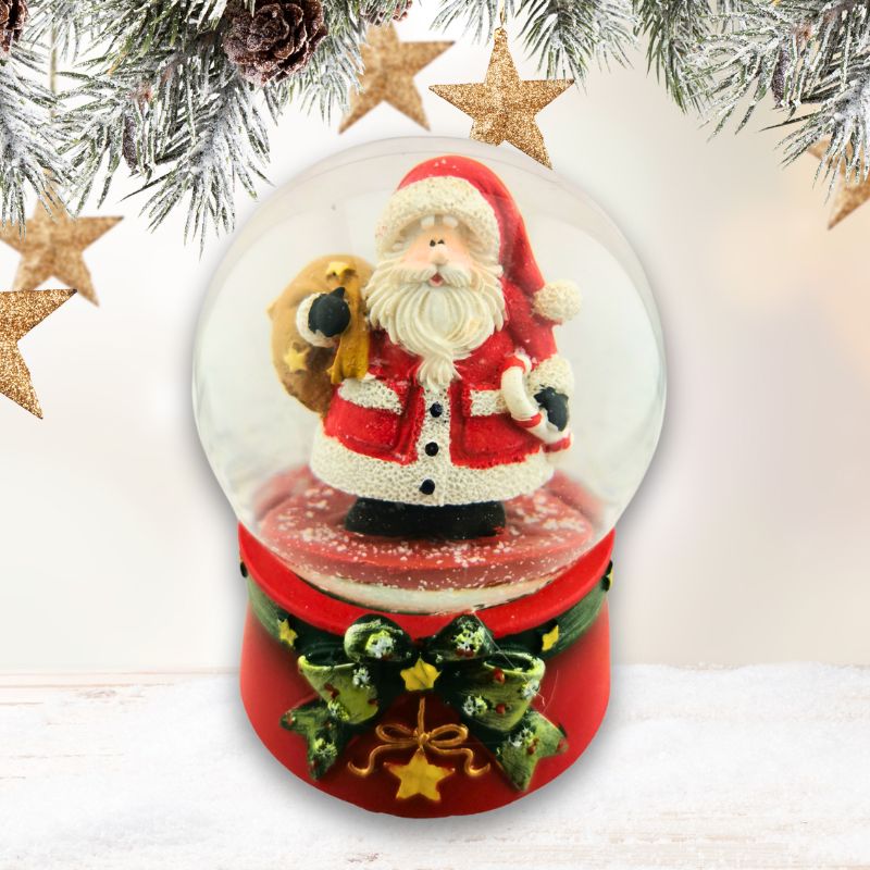 SK3100 | 3er-Set Schneekugeln Weihnachtsmann - Werbeartikel zu Weihnachten