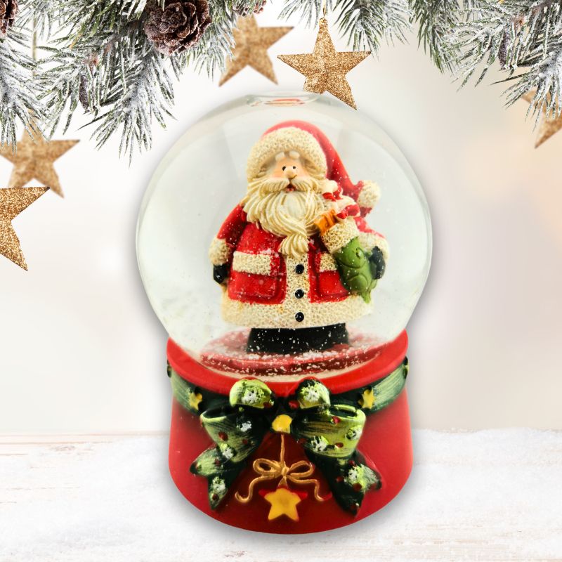 SK3100 | 3er-Set Schneekugeln Weihnachtsmann - Werbeartikel zu Weihnachten
