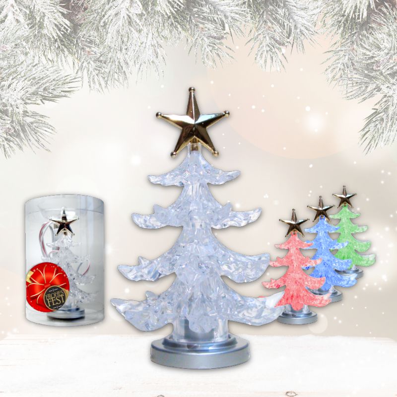 USB-Weihnachtsbaum mit LED-Farbwechselspiel –