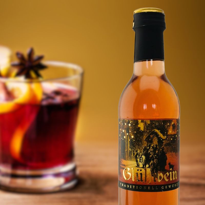 Weihnachts-Glühwein in 0,25l Mini-Flasche
