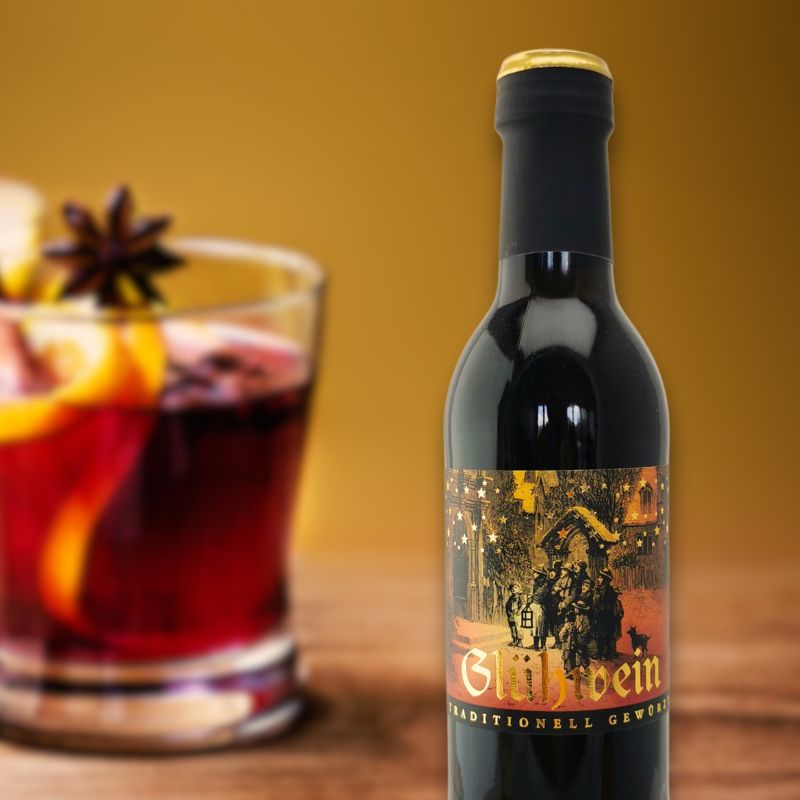 Weihnachts-Glühwein in 0,25l Mini-Flasche