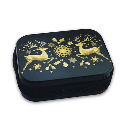 Elegant verpackt & sicher verstaut: Die X-Mas Zipper-Blechdose