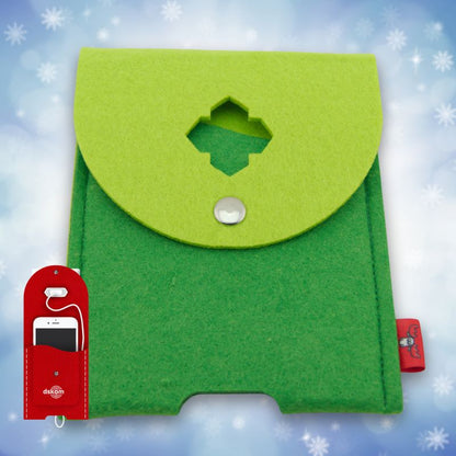 Filz-Ladestation mit Motiv *Frühling*