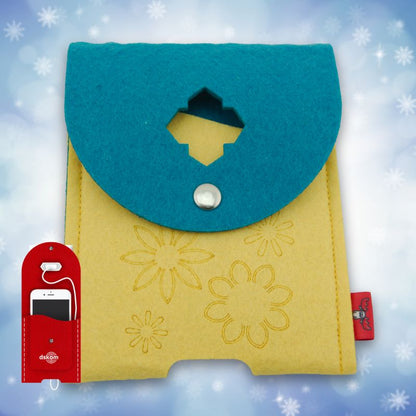 Filz-Ladestation mit Motiv *Frühling*