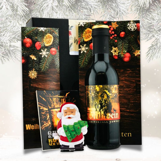 Double-In Weihnachts-Set mit Glühwein und Wunderkerzen