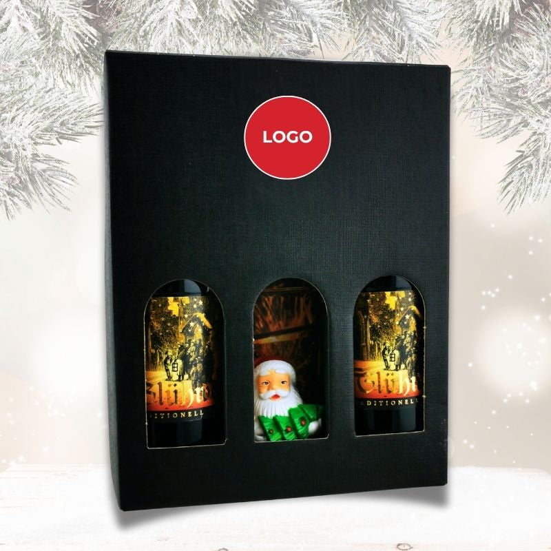 Double-In Weihnachts-Set mit Glühwein und Wunderkerzen