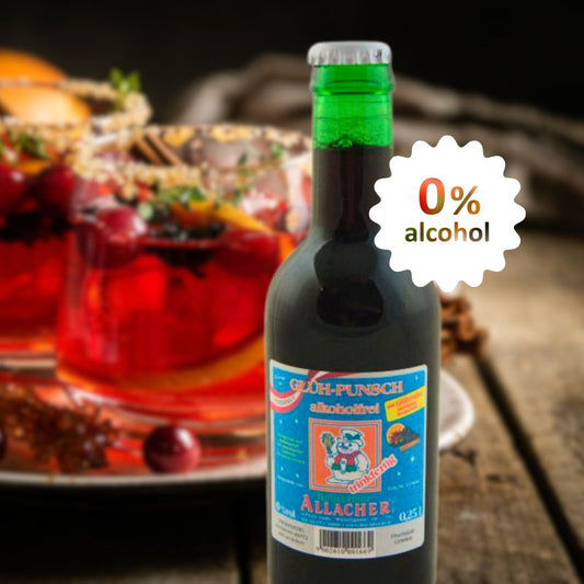Glühpunsch ohne Alkohol in Mini-Flaschen