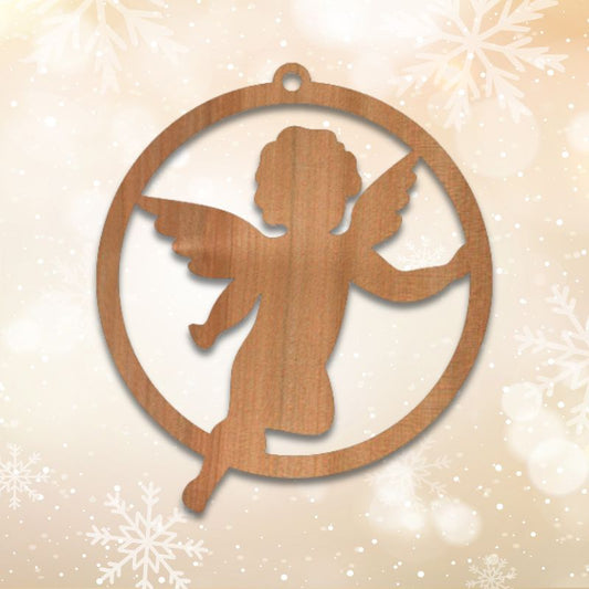 Christbaumanhänger Engel - schlicht-schönes Motiv