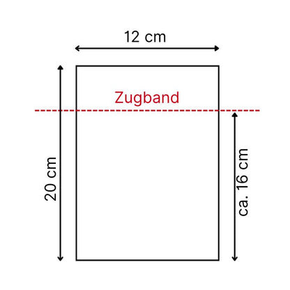 Geschenkbeutel im Jute-Look silber