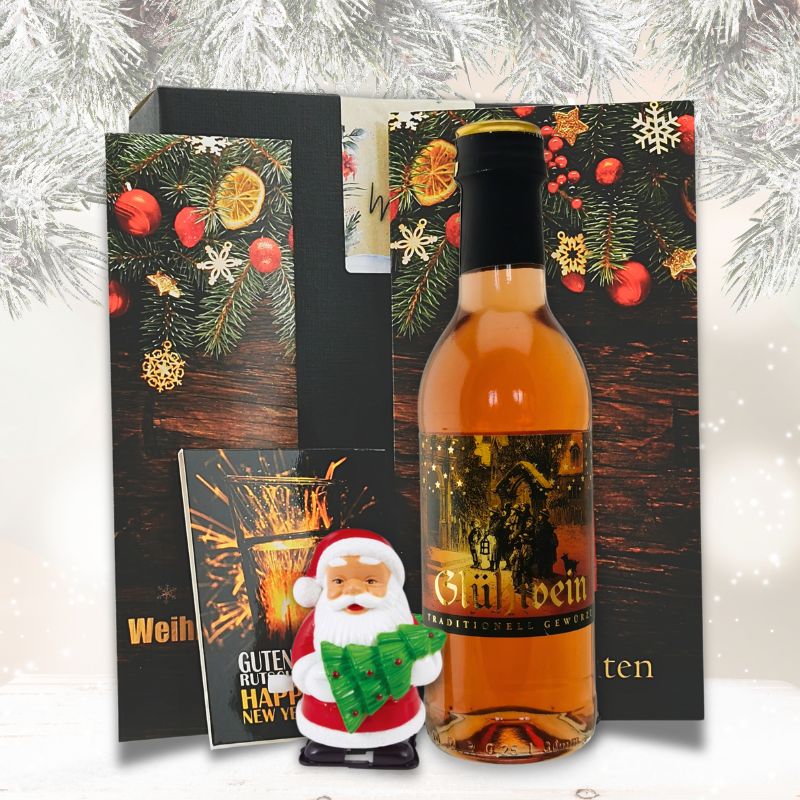 Double-In Weihnachts-Set mit Glühwein und Wunderkerzen