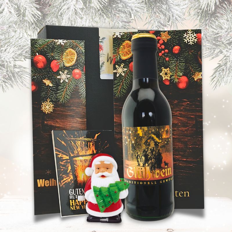 Double-In Weihnachts-Set mit Glühwein und Wunderkerzen
