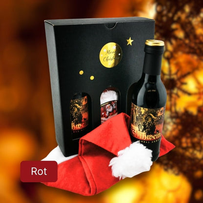 Double-In Weihnachts-Set mit Glühwein und Mütze