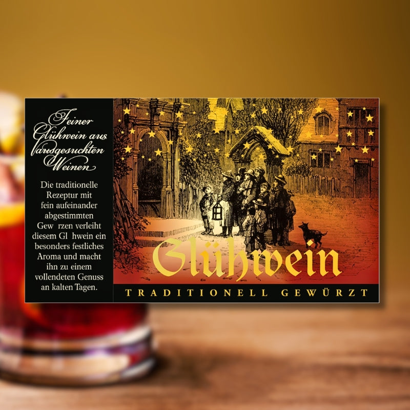 Weihnachts-Glühwein in 0,25l Mini-Flasche